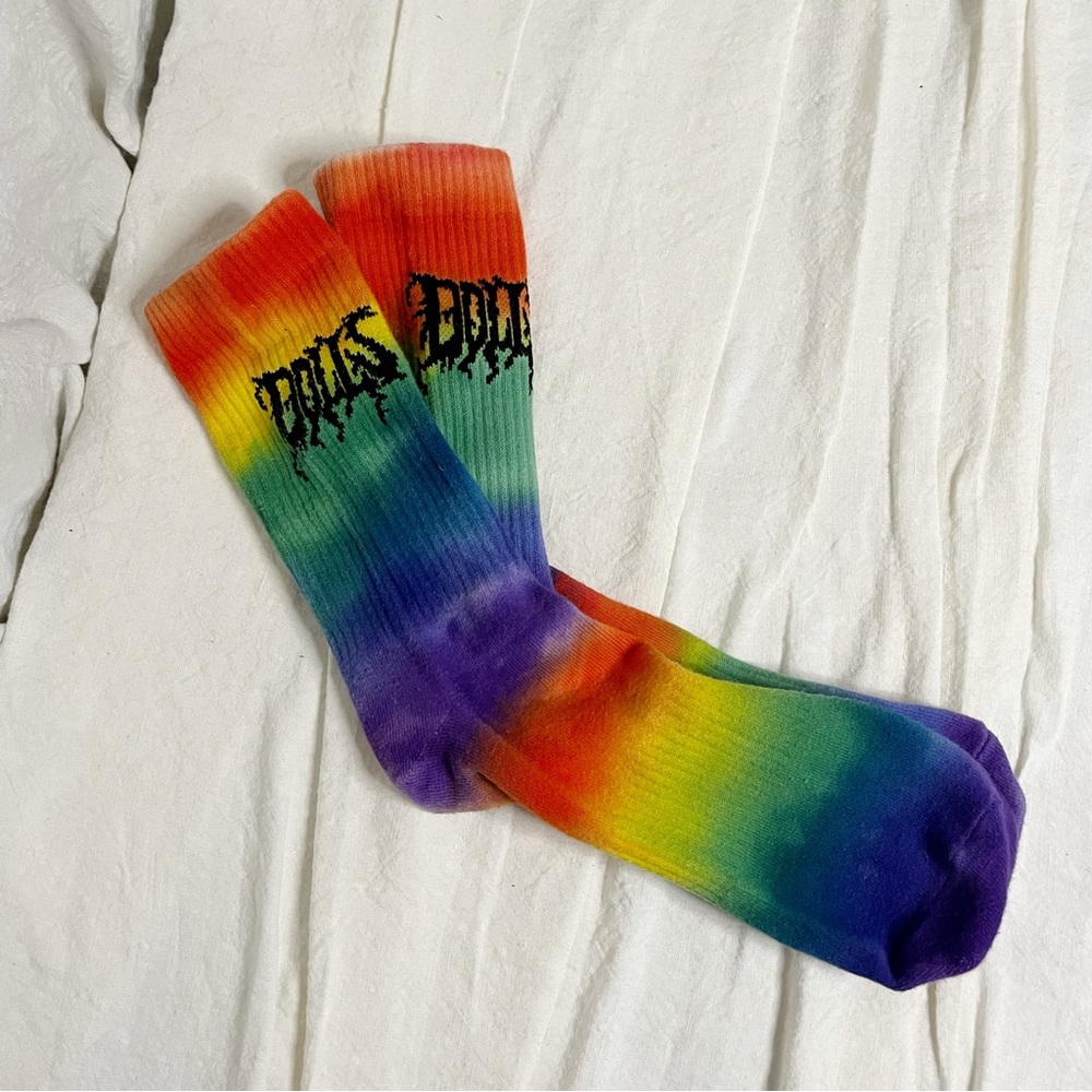 Dolls Kill Tie Dye Socks